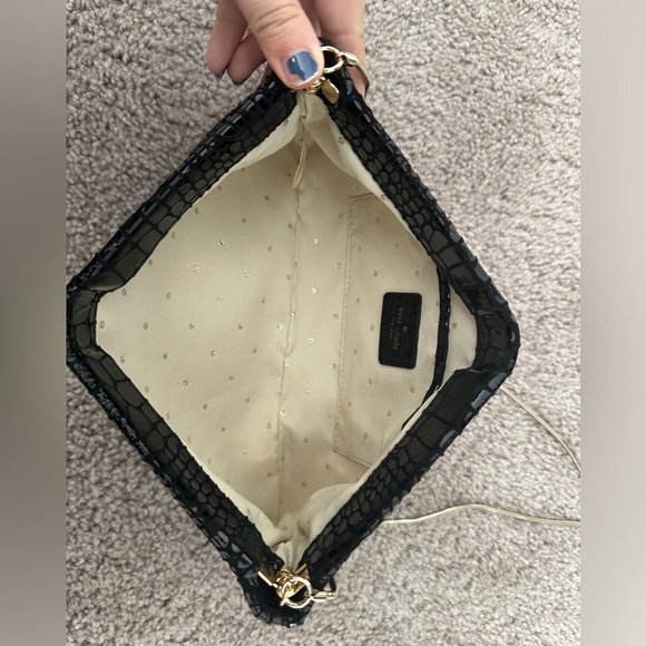 KATE SPADE EMBOSSED PLEATED CROSSBODY BAG - Picture 9 of 11